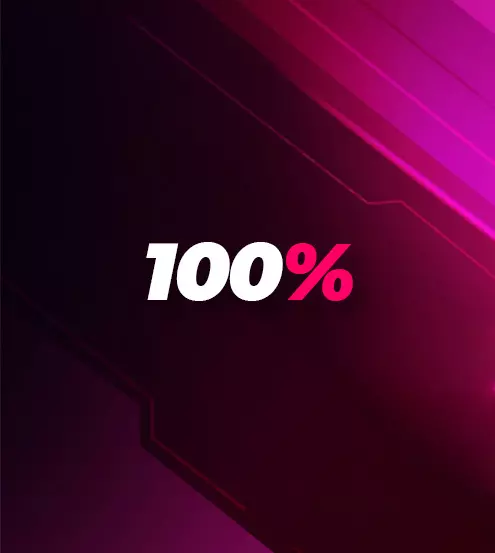 На 3-й депозит - 100%